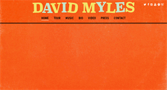 Desktop Screenshot of davidmyles.com